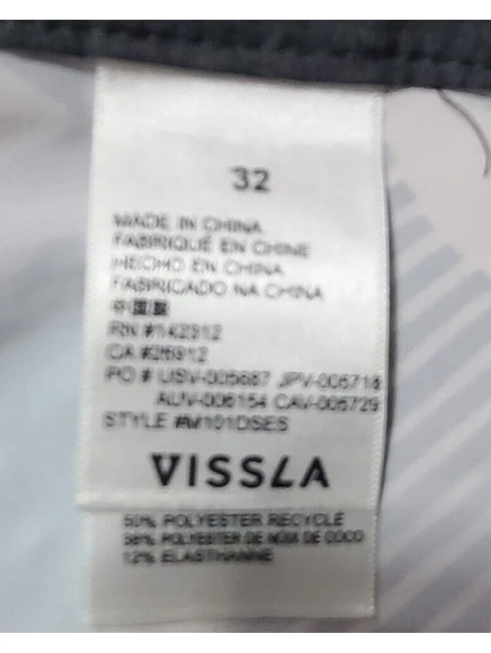 Vissla Board Shorts Mens Sz 32 Medium White 9
